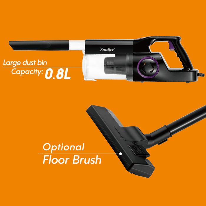 Sonifer SF-2245 high quality 800w Cyclone suction power 2 in 1 dry hand held vacuum cleaner