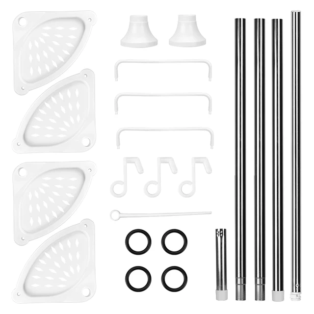 MULTI CORNER BATH SHELF X395