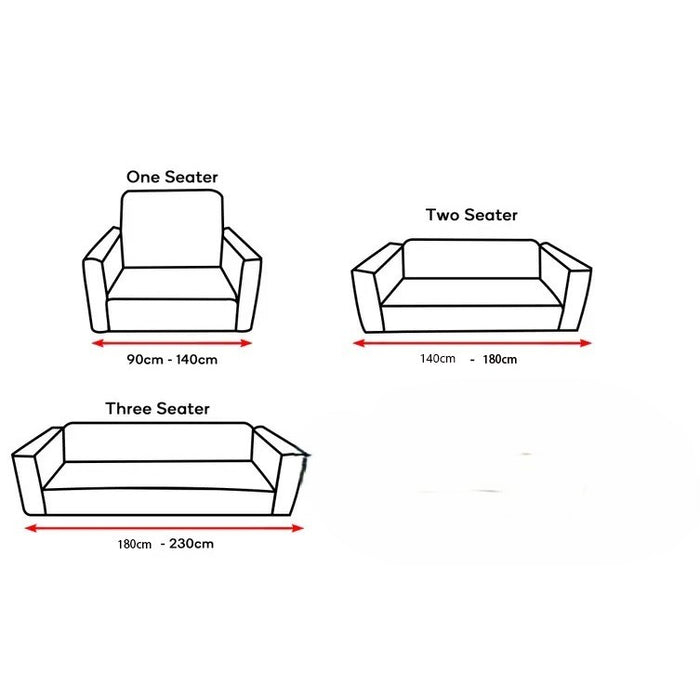 Sofa Cover 3+2+1 Seats Full Set X1356