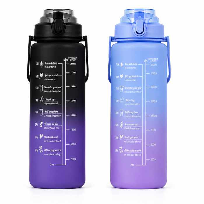 3PCS Water Bottle Set Mix Random Color  X853