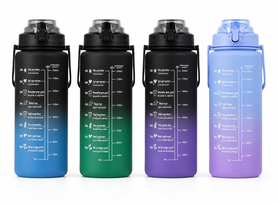 3PCS Water Bottle Set Mix Random Color  X853