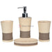 Stone Resin 4Pcs Soap Set 4 Bathware