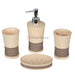 Stone Resin 4Pcs Soap Set Bathware