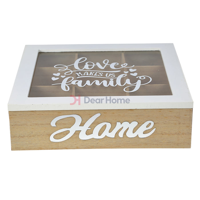 Big Wood Tea Box Home Decor