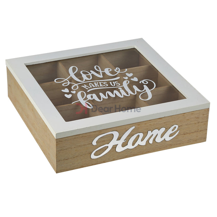 Big Wood Tea Box 1 Home Decor