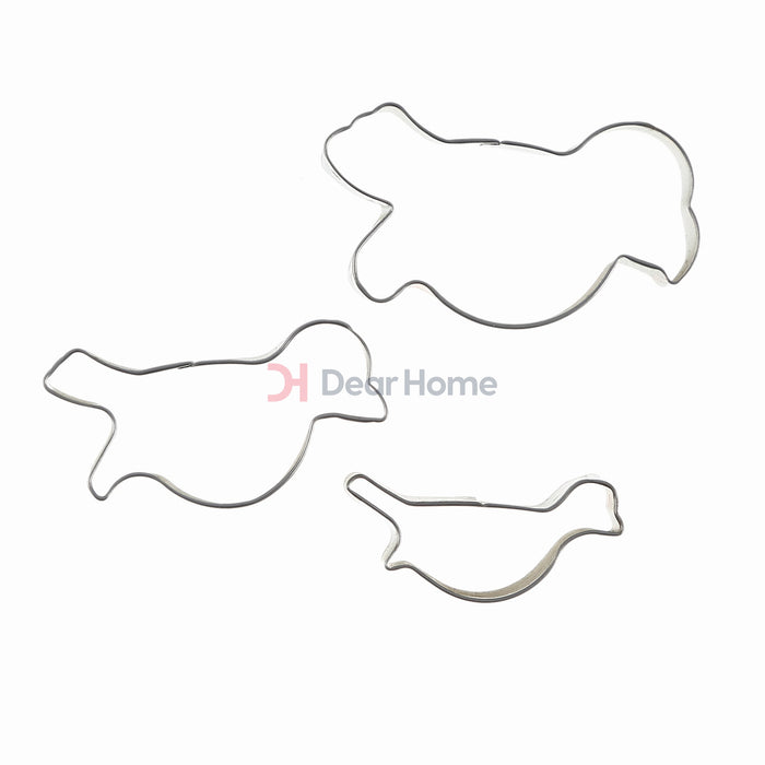 Cokkies 3Pcs Cutter Set 4 Kitchenware