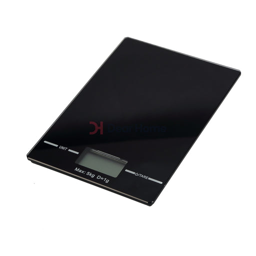 Digital Rectangular Kitchen Scale Black Houseware