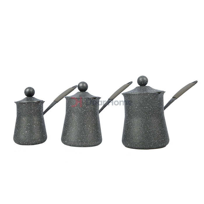 Granite 3Pcs Coffee Warmer Set Gray Kitchenware