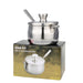 Stainless Small Sugar Pot With Spoon Kitchenware