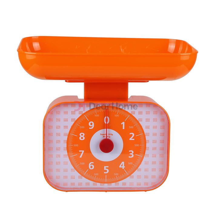 Kitchen Scale 10Kg Orange Kitchenware