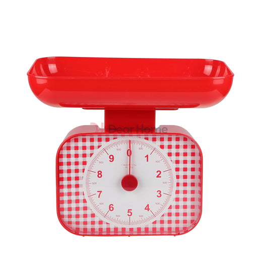 Kitchen Scale 10Kg Red Kitchenware