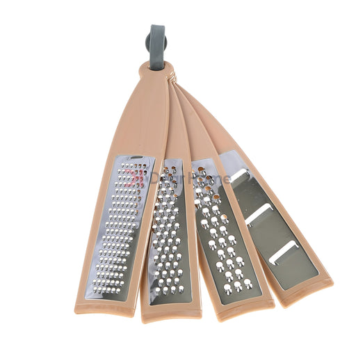 4 Pcs Grater Set Beige Kitchenware