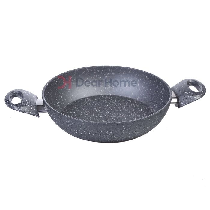 ALKAR TURKISH GRANITE FRY PAN 22CM GRAY