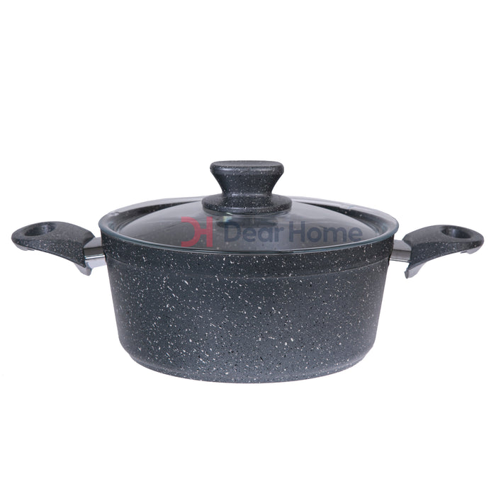 ALKAR TURKISH GRANITE POT 20CM GRAY