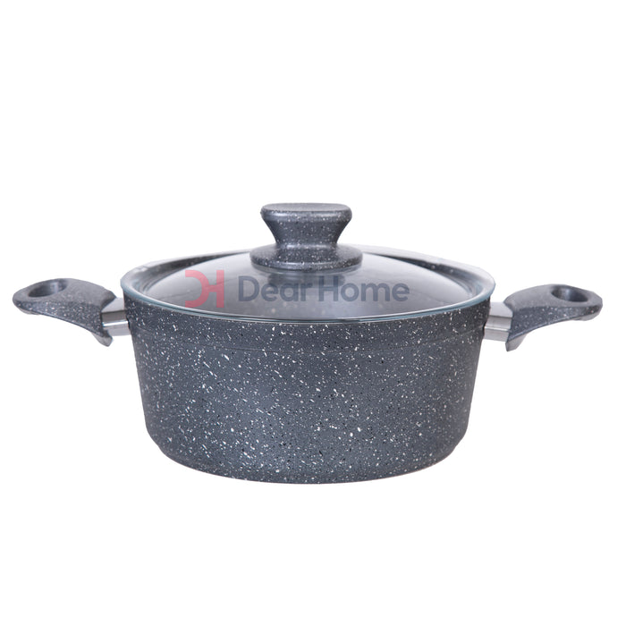 ALKAR TURKISH GRANITE POT 22CM GRAY