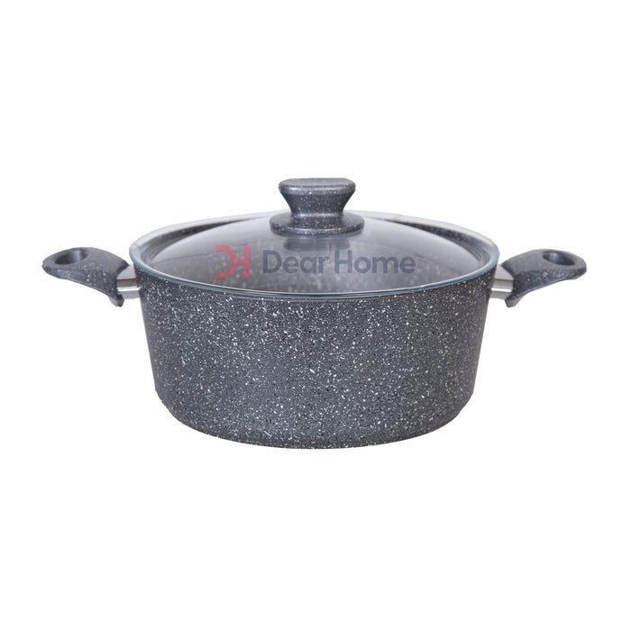 ALKAR TURKISH GRANITE POT 24CM GRAY