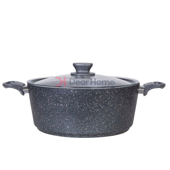 ALKAR TURKISH GRANITE POT 30CM GRAY