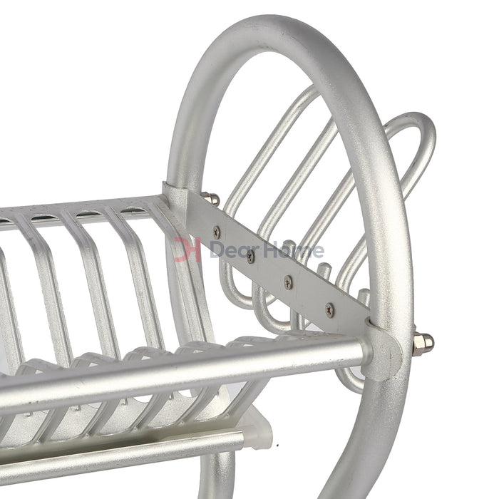 Three Layers Aluminium Lux Dish Rack Kitchenware