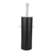 Black Leather Toilet Brush Holder Bathware