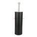 Black Leather Toilet Brush Holder Bathware