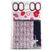 Bella Pvc. Shower Curtain Red Heart / White Bathware