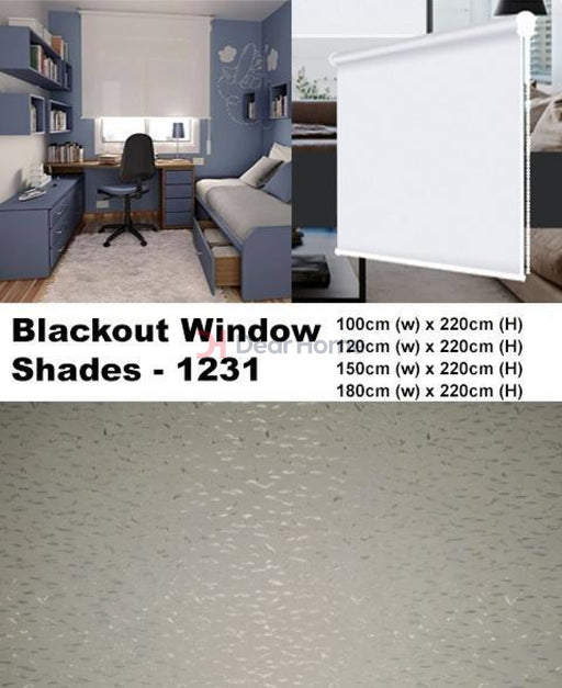 Offwhite Blackout Curtain Roll 220*120Cm Houseware