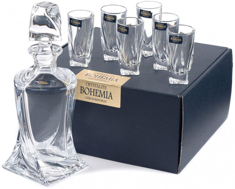 BOHEMIA QUADRO LIQUEUR SET 6+1
