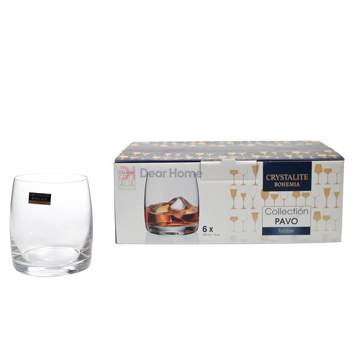 Bohemia Crystal Tea Glasses 6pcs 160ml -  Israel