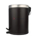 Brown Leather 5L Pedal Bin Bathware