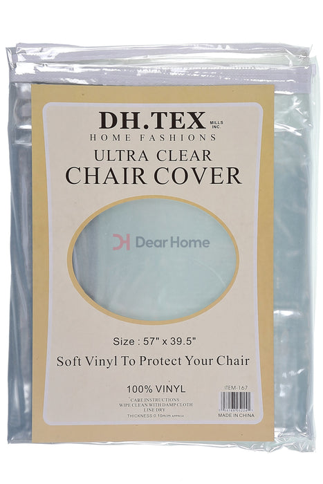 Clear Pvc Chair Cover White Houseware