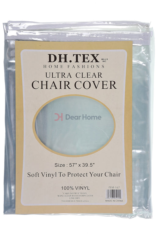 Clear Pvc Chair Cover White Houseware