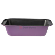 Colored 26Cm Rectangular Cake Pan Purple Kitchenware