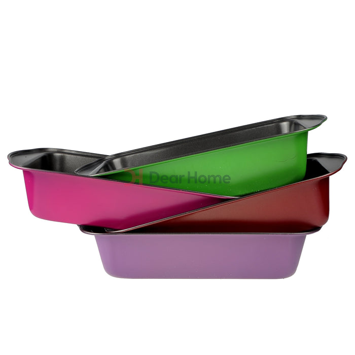 Colored 30Cm Rectangular Cake Pan Kitchenware