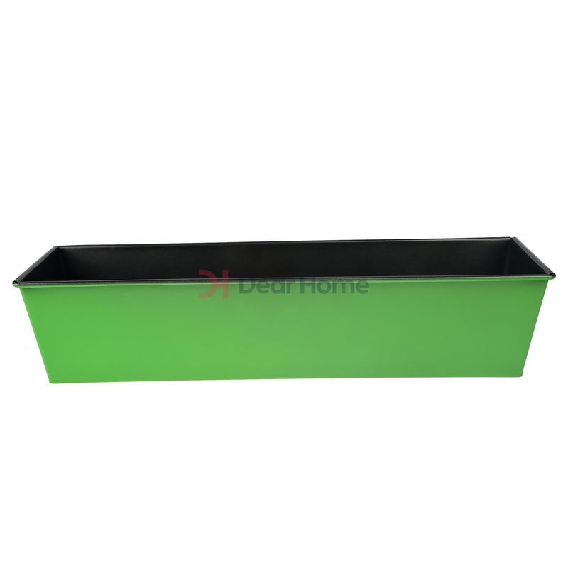 Colored 35Cm Rectangular Cake Pan Green Kitchenware