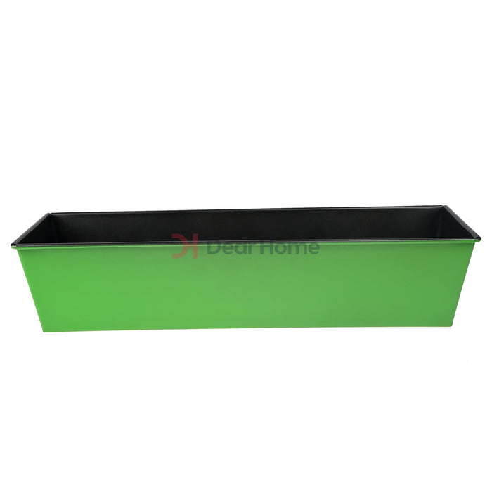 Colored 35Cm Rectangular Cake Pan Green Kitchenware