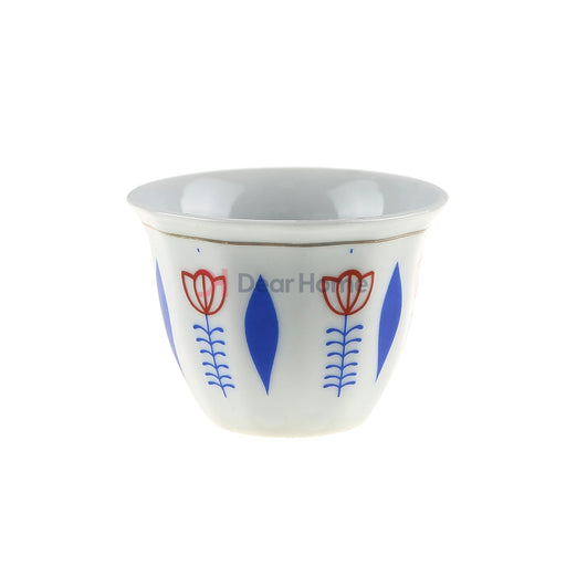 Traditional Coffee Cup 12Pcs Blue Tableware