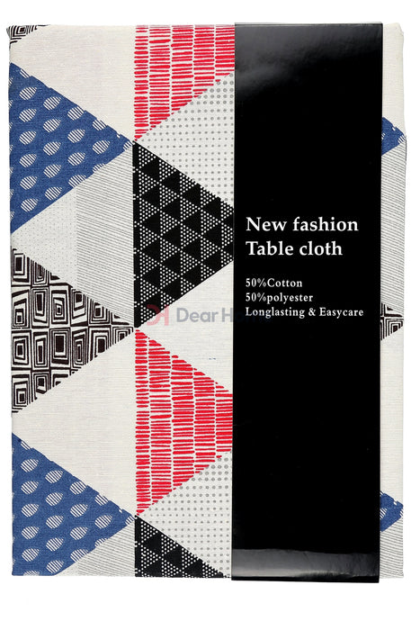 Cotton Round Table Cloth 145Cm 7 Houseware