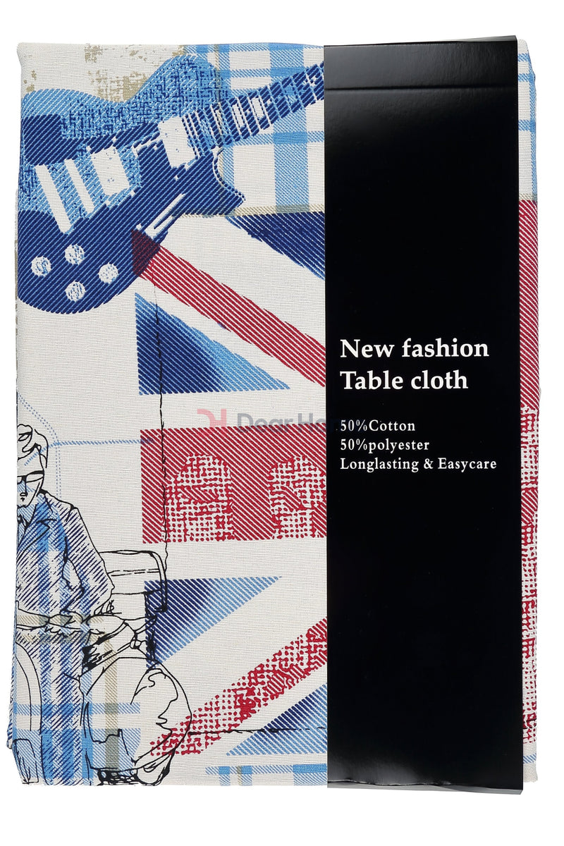 Cotton Rectangular Table Cloth 140*220Cm 5 Houseware