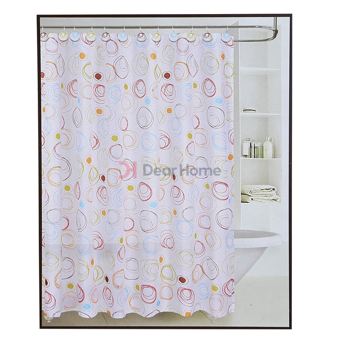 Daniela Single Fabric Shower Curtain #4 Bathware