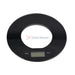 Digital Round Kitchen Scale Black Kitchenware