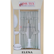 Elena Double Fabric Shower Curtain Bathware