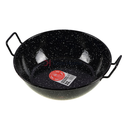 Enamel Granite 32 Cm Deep Fryer Saj Kitchenware