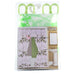 Evana Peva Double Shower Curtain Green / Semi Clear Bathware