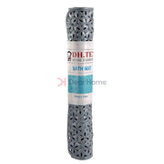Flower Pvc Shower Mat 38*72Cm Gray Bathware