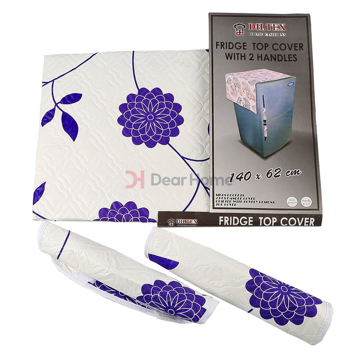 Fridge Top Cover Set Purple Kitchenware