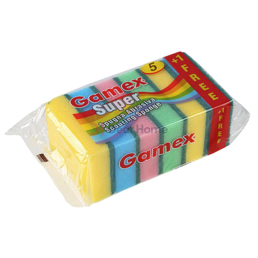 Gamex Seper Sponges And Scoorers 6Pcs Houseware