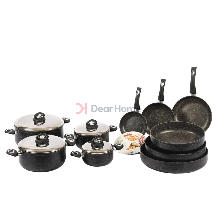 Heavy Granite Full Set 14Pcs Kitchenware