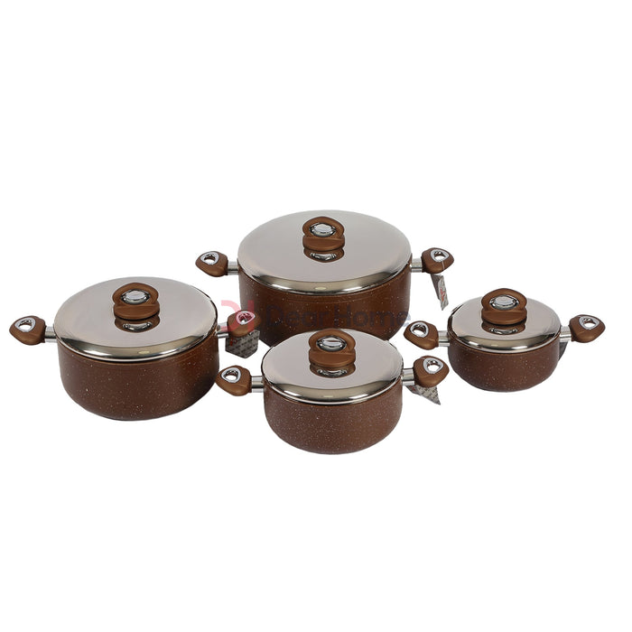 Heavy Granite 4Pcs Casserol Set Kitchenware