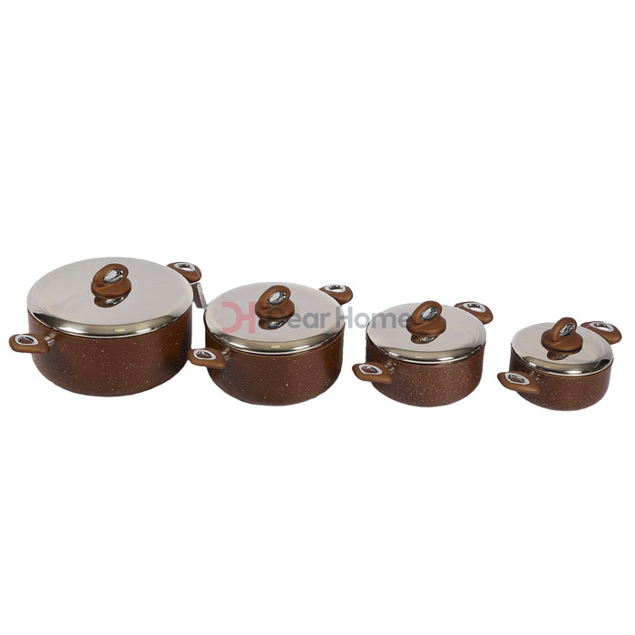 Heavy Granite 4Pcs Casserol Set Kitchenware