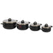 Heavy Granite 4Pcs Casserol Set Kitchenware